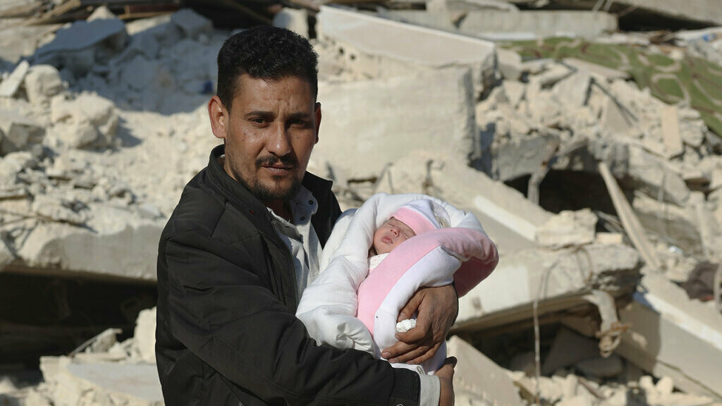 a-newborn-delivered-in-the-rubble-of-turkey's-earthquake-is-adopted-by-her-relatives